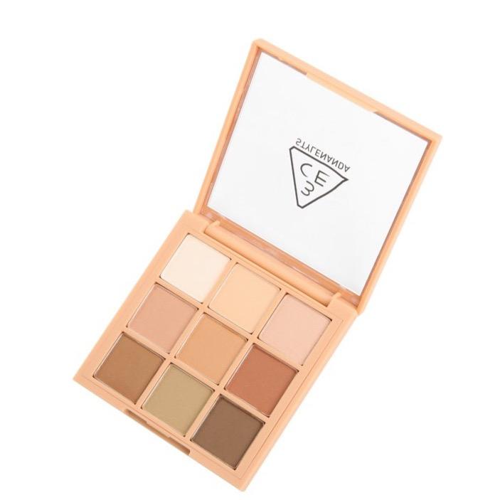3CE Multi Eye Color Palette 8.1g #SMOOTHER - Chikolab