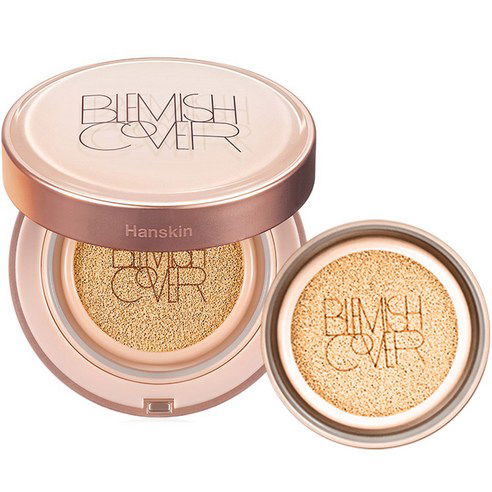 Hanskin Semi Matte Blemish Cover Conceal Cushion 11g+11g(Refill) SPF 50+ PA+++ (2 Colors) - Chikolab