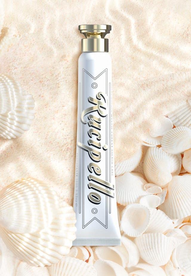 Rucipello WHITE PEARL OCEAN TOOTHPASTE 100g - Chikolab