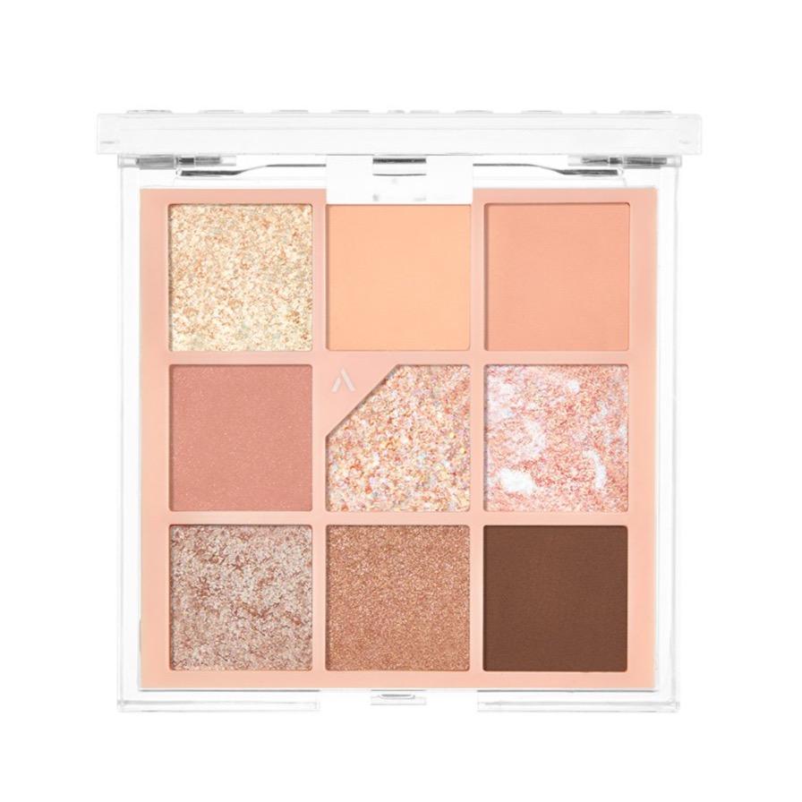UNLEASHIA Glitterpedia Eye Palette 6.6g #N°3 All Of Coral Pink - Chikolab