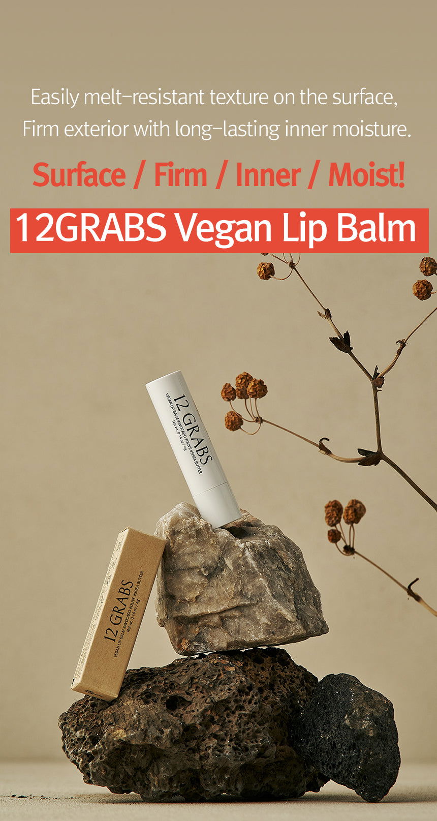 12GRABS Vegan Lip Balm 4g - Chikolab