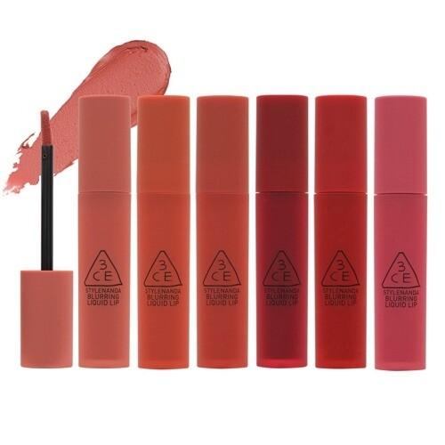 3CE Blurring Liquid Lip 5.5g (10 Colors) - Chikolab