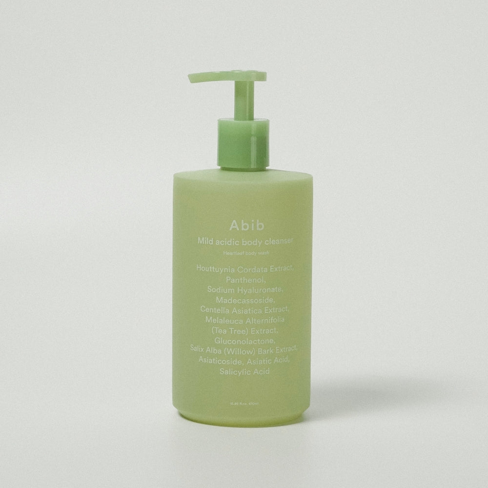 Abib Mild acidic body cleanser Heartleaf body wash 470ml - Chikolab
