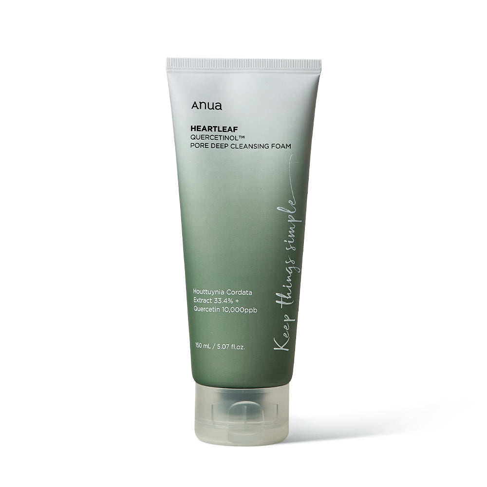 Anua HEARTLEAF QUERCETINOL PORE DEEP CLEANSING FOAM 150ml - Chikolab