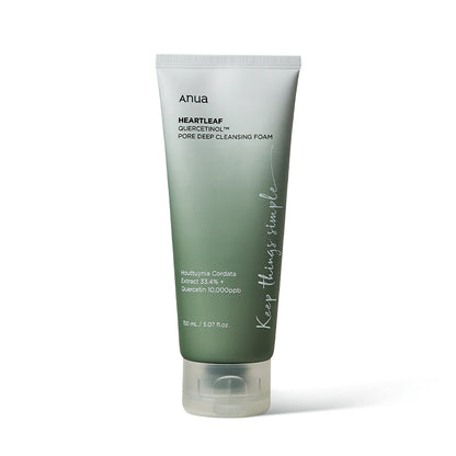 Anua HEARTLEAF QUERCETINOL PORE DEEP CLEANSING FOAM 150ml - Chikolab