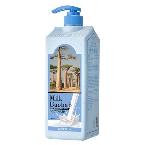 BIOKLASSE MILK BAOBAB Body Wash White Musk 1000ml - Chikolab