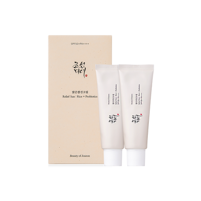 [Beauty of Joseon] Relief Sun: Rice + Probiotics (SPF50+ PA++++) Double Pack 50ml X 2ea - Chikolab