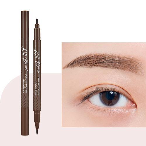 CLIO Kill Brow Dual Tattoo Pen & Remover Pen Set (3 Colors) - Chikolab