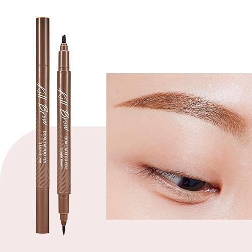 CLIO Kill Brow Dual Tattoo Pen & Remover Pen Set (3 Colors) - Chikolab