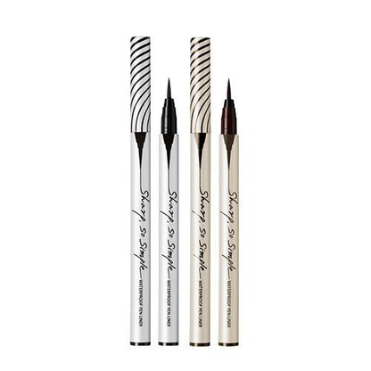CLIO Sharp So Simple Waterproof Pen Liner 0.14g (2 Colors) - Chikolab
