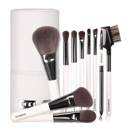 CORINGCO ASH BROWN PROFESSIONAL 10 BRUSH SET - Chikolab