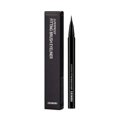 COSNORI Super Proof Fitting Brush Eyeliner 0.6g (3 Colors) - Chikolab