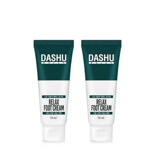DASHU daily RELAX FOOT CREAM 70ML X 2EA - Chikolab
