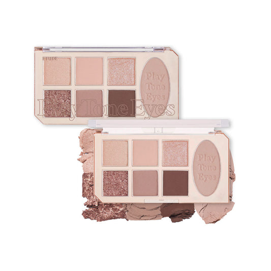 ETUDE HOUSE Play Tone Eye Palette 6.4g #Nude Milk Tea - Chikolab