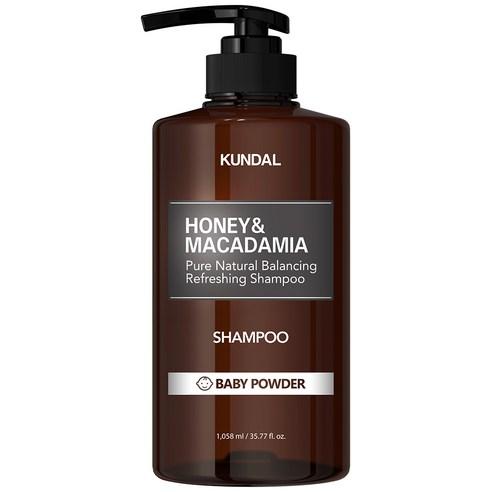 KUNDAL HONEY & MACADAMIA Natural Shampoo (Baby Powder) 1058ml - Chikolab