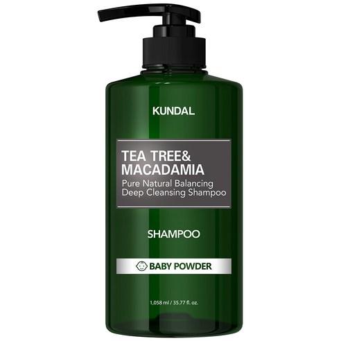 KUNDAL Tea Tree & Macadamia Deep Cleansing Shampoo Baby Powder 1058ml - Chikolab