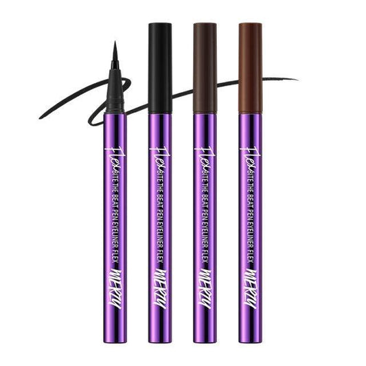 MERZY BITE THE BEAT PEN EYELINER FLEX 0.6g (3 Colors) - Chikolab