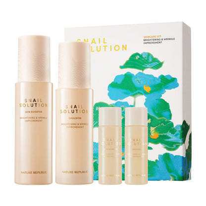 NATURE REPUBLIC Snail Solution Skin Care Set - Chikolab