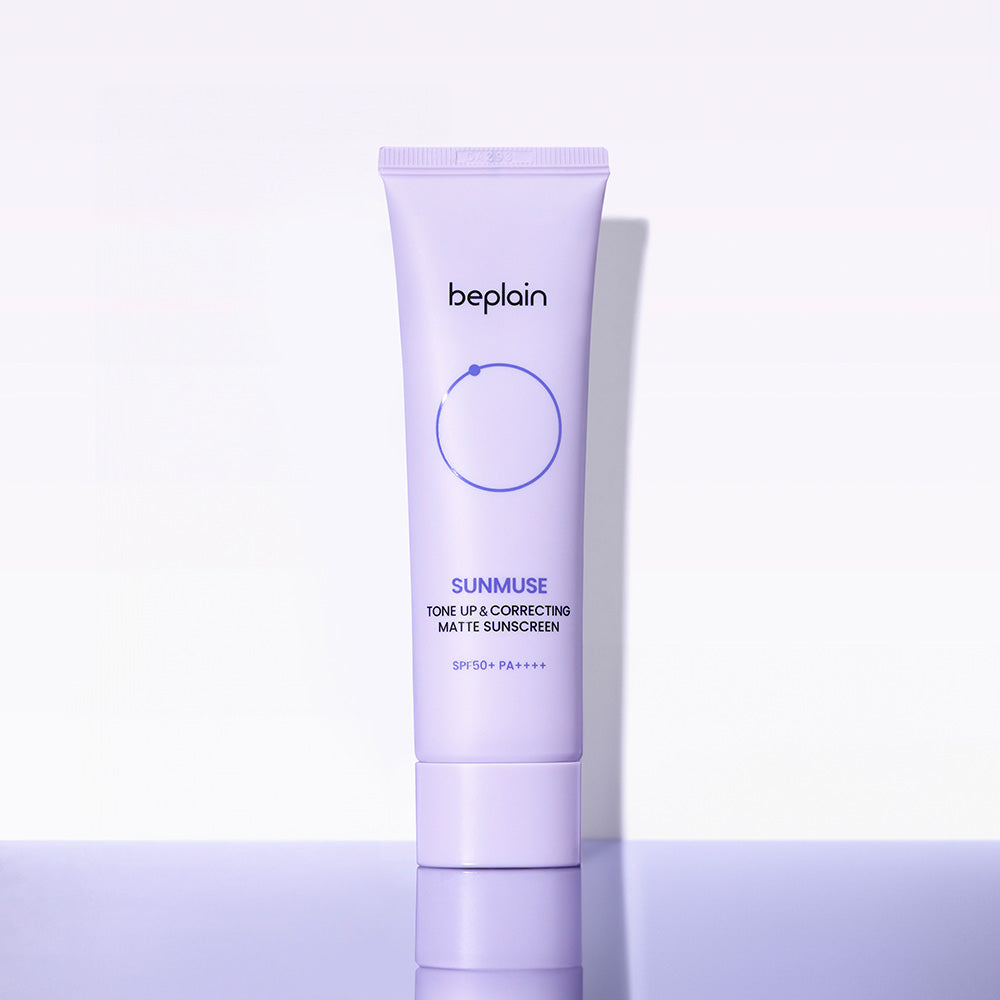 beplain Sunmuse Tone-Up & Correcting [Matte] Sunscreen (SPF50+/PA++++) 50ml - Chikolab