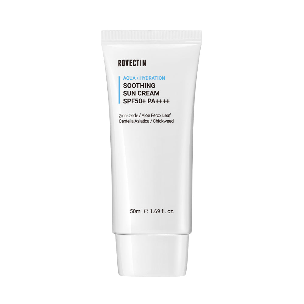 ROVECTIN AQUA SOOTHING SUN CREAM SPF50+ PA++++ 50ml - Chikolab