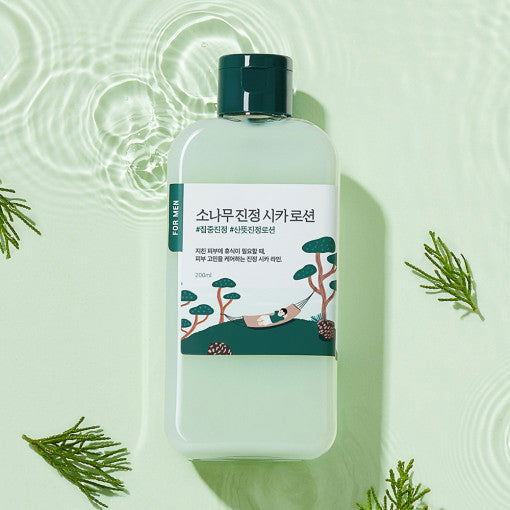 Round Lab For Men Pine Calming Cica Lotion 200ml - Chikolab