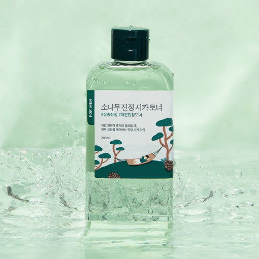 Round Lab For Men Pine Calming Cica Toner 200ml - Chikolab