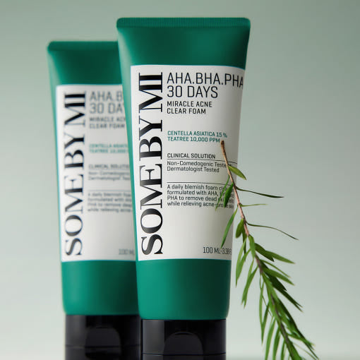 [SOME BY MI] AHA-BHA-PHA 30Days Miracle Acne Clear Foam 100ml - Chikolab
