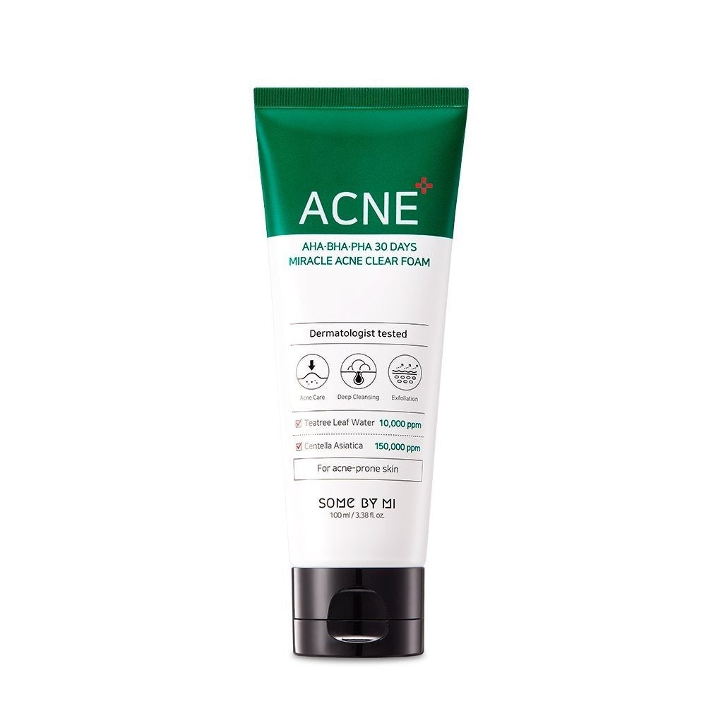 [SOME BY MI] AHA-BHA-PHA 30Days Miracle Acne Clear Foam 100ml - Chikolab