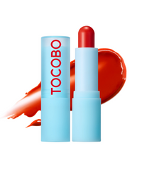 TOCOBO Glass Tinted Lip Balm 3.5g #013 Tangerine Red - Chikolab