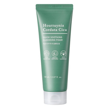 TONYMOLY Houttuynia Cordata Cica Quick Soothing Cleansing Foam 150ml - Chikolab