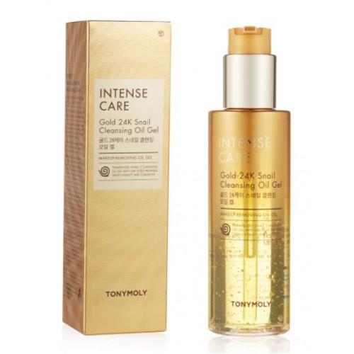 TONYMOLY Intense Care Gold 24k Snail Cleansing Oil Gel 190ml - Chikolab