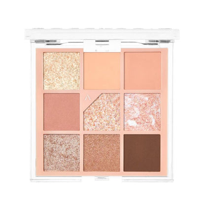 UNLEASHIA Glitterpedia Eye Palette 6.6g #N°3 All Of Coral Pink - Chikolab