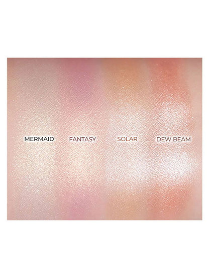 WAKEMAKE Glow Contouring Highlighter Palette 7.8g - Chikolab