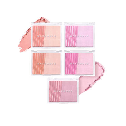 WAKEMAKE Sheer Layering Dual Blusher (5 Colours) - Chikolab