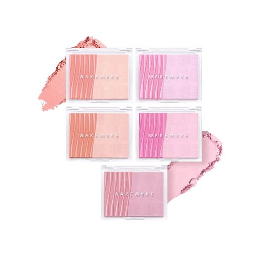 WAKEMAKE Sheer Layering Dual Blusher (5 Colours) - Chikolab