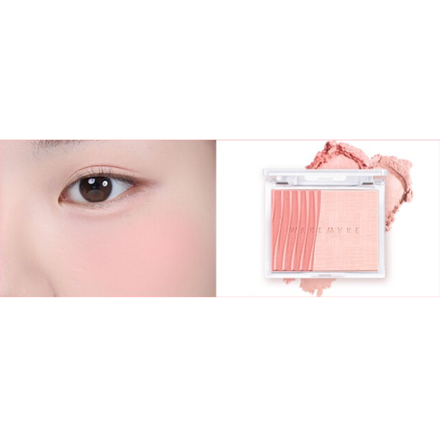 WAKEMAKE Sheer Layering Dual Blusher (5 Colours) - Chikolab