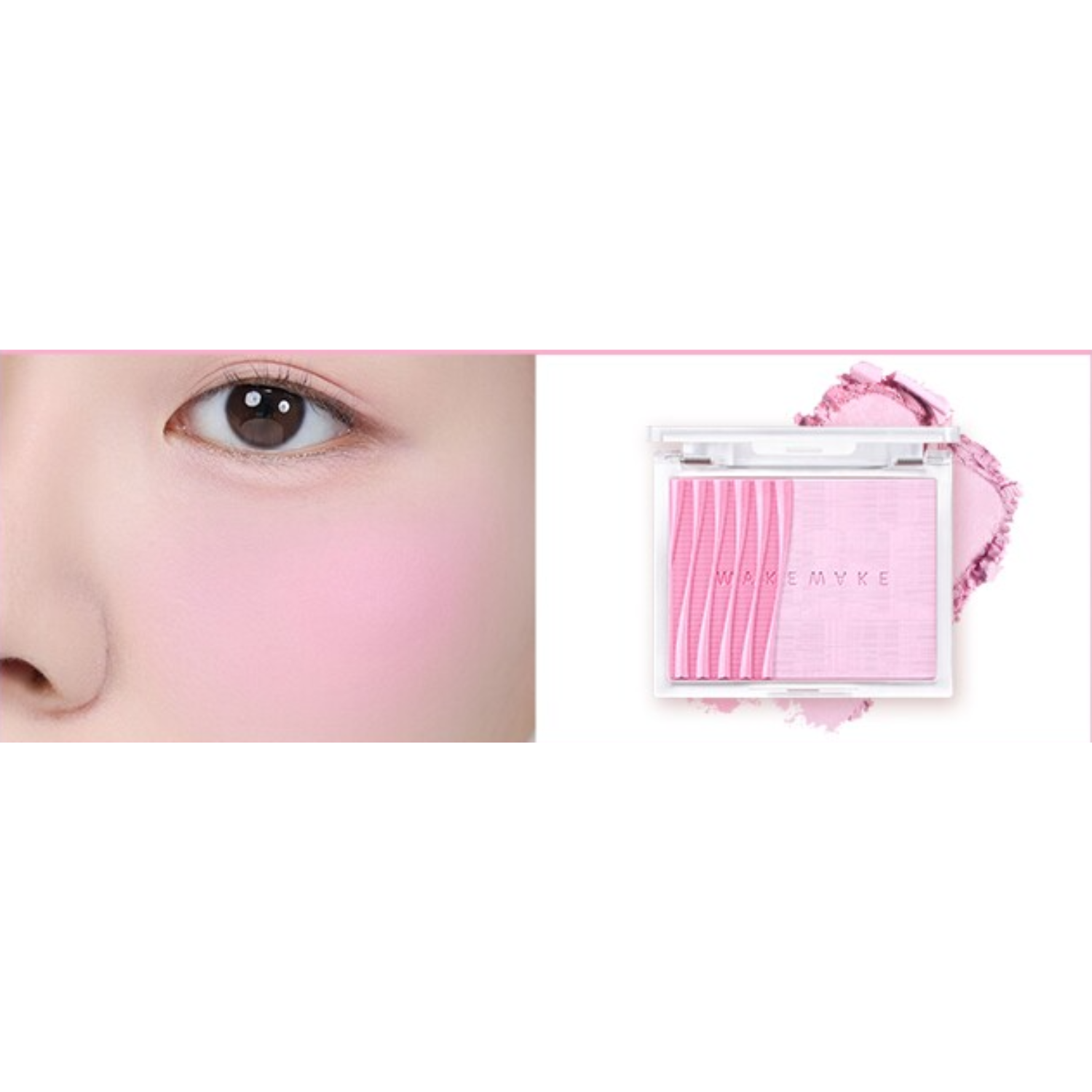 WAKEMAKE Sheer Layering Dual Blusher (5 Colours) - Chikolab