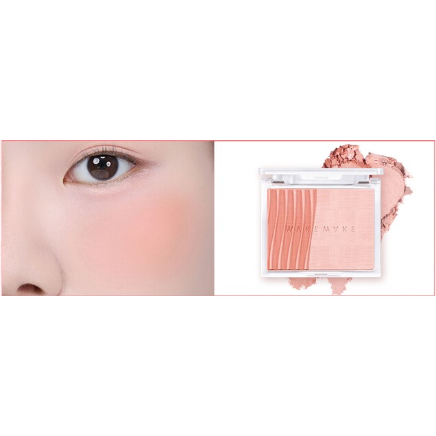 WAKEMAKE Sheer Layering Dual Blusher (5 Colours) - Chikolab