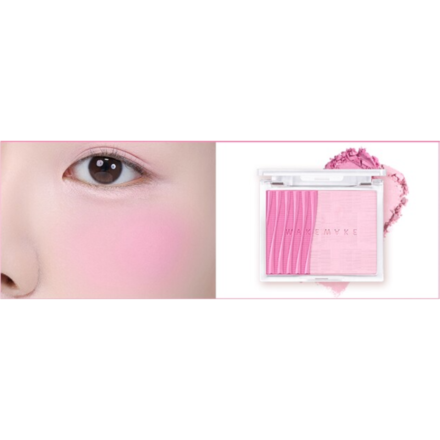 WAKEMAKE Sheer Layering Dual Blusher (5 Colours) - Chikolab