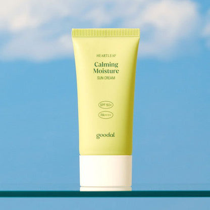 goodal Heartleaf Calming Moisture Sun Cream 50ml [SPF 50+ PA++++] - Chikolab