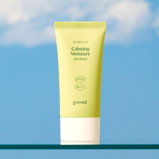 goodal Heartleaf Calming Moisture Sun Cream 50ml [SPF 50+ PA++++] - Chikolab