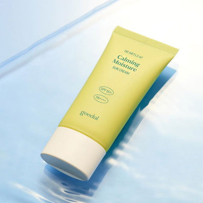 goodal Heartleaf Calming Moisture Sun Cream 50ml [SPF 50+ PA++++] - Chikolab