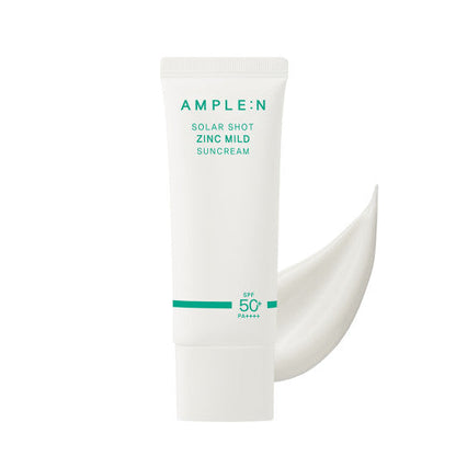 AMPLE:N Solar Shot Zinc Mild Suncream 40ml SPF 50+ PA++++ - Chikolab