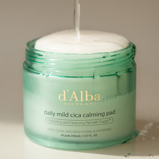 d'Alba Daily Mild Cica Calming Pad 165ml (50ea) - Chikolab