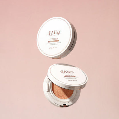 d'Alba Waterfull Tone-Up Sun Cushion 15g+15g(refill) SPF50+/PA++++ - Chikolab