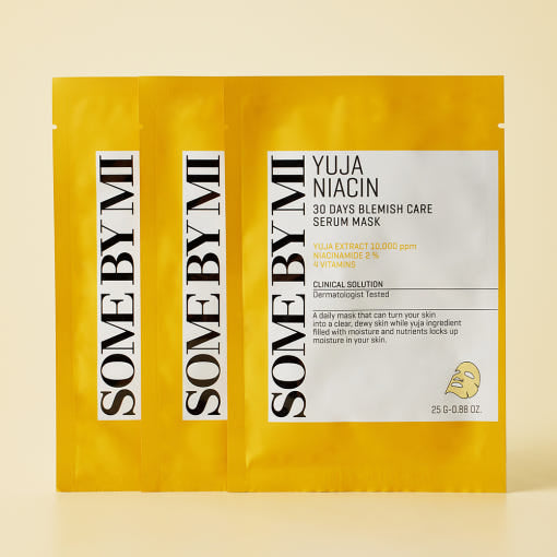 [SOME BY MI] Yuja Niacin Blemish Care Serum Mask 25g*10ea - Chikolab